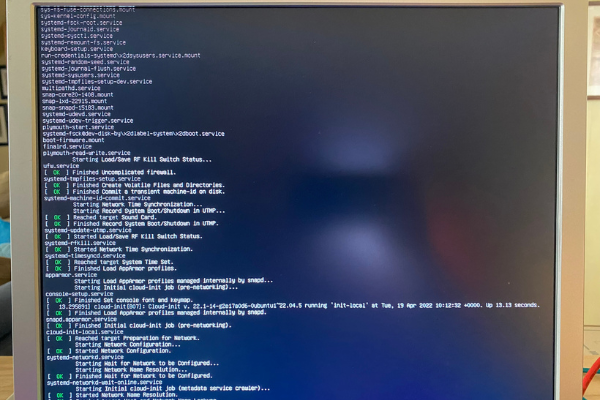Raspberry Pi During Boot Up