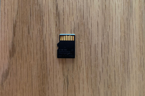 Back side of Micro SD