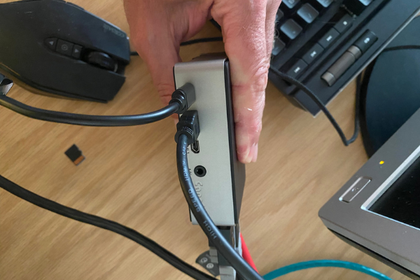 Power and HDMI Monitor Connections