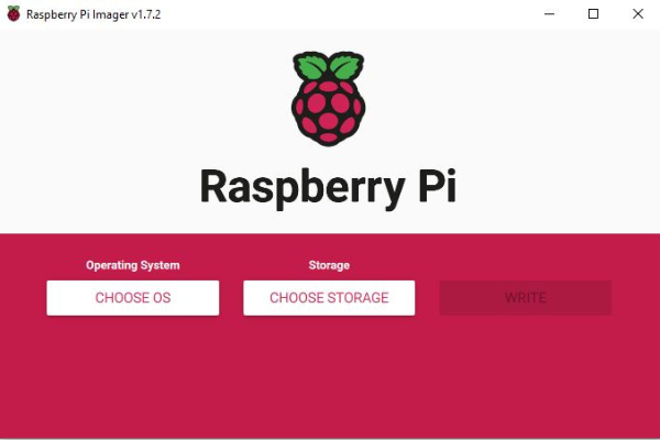 Raspberry Pi Imager - Screen 1